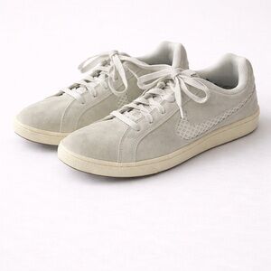 Nike White Mesh Low-Top Sneakers